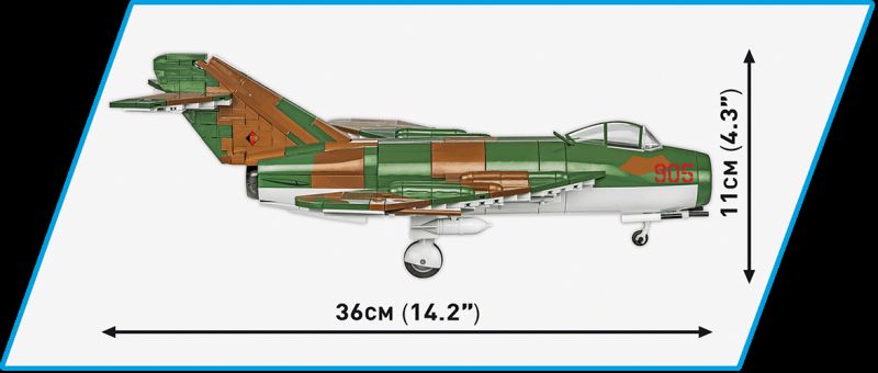 COBI Stavebnica CW LIM-5 (MIG 17-F) East Germany Air Force (COBI-5825)