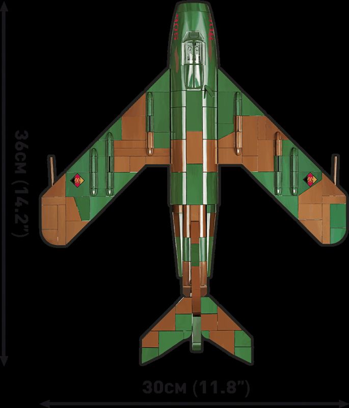 COBI Stavebnica CW LIM-5 (MIG 17-F) East Germany Air Force (COBI-5825)