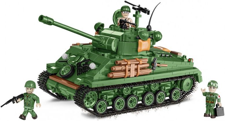 COBI Stavebnica WW2 M4A3E8 Sherman Easy Eight (COBI-2533)