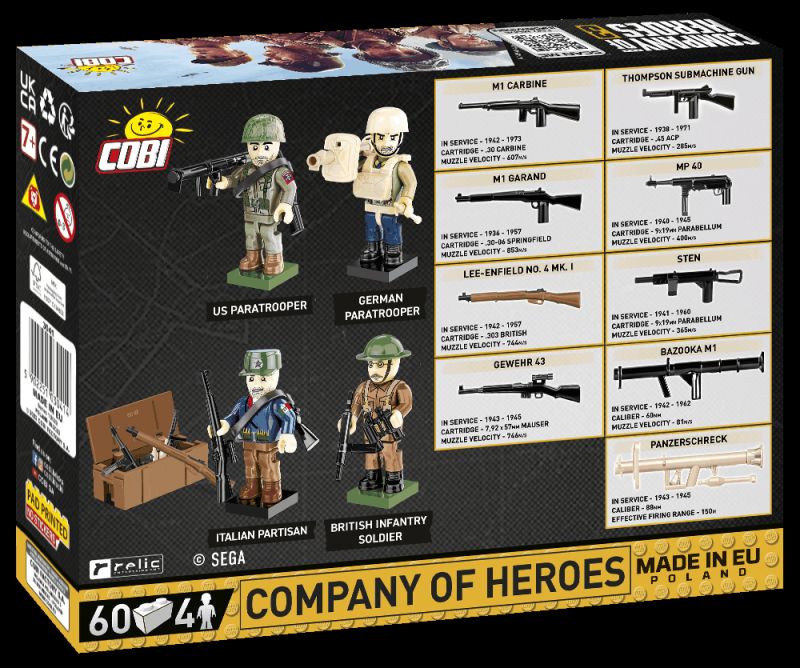 COBI Stavebnica figurky s doplnkami Company of Heroes (COBI-3041)