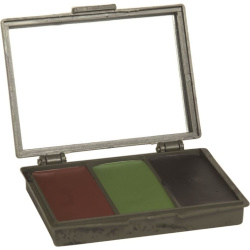MILTEC Maskovacie šminky na tvár, 3 farby, so zrkadlom (16351000)
