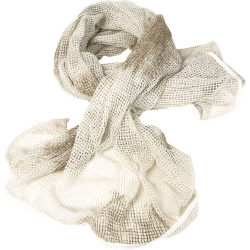 MILTEC Sieťovaná maskovacia šála - white (12625007)