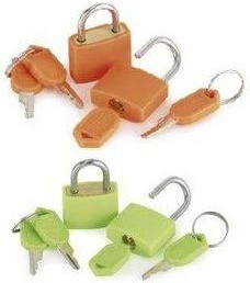 GELERT Zámok Travel Padlocks 2ks - rôzne farby
