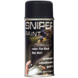 FOSCO Kamuflážna farba na zbraň, sprej 150ml - black / čierna