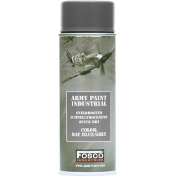 FOSCO Kamuflážna farba na zbraň, sprej 400ml - RAF blue grey / modro šedá