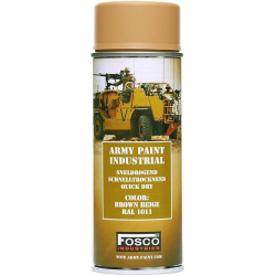 FOSCO Kamuflážna farba na zbraň, sprej 400ml - brown beige / hnedá