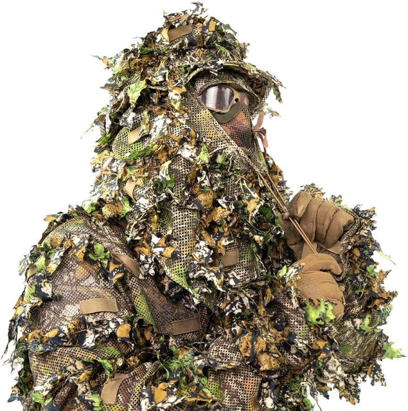 NOVRITSCH Maskovací Ghillie Klobúk Sniper boonie - kreuzotter (U17A)