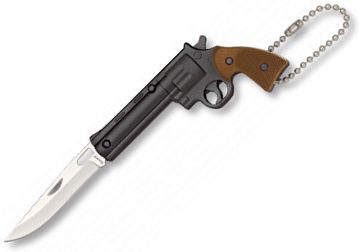 Prívesok na kľúče / Zatvárací nožík Revolver