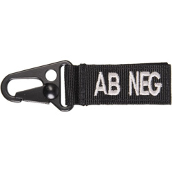 MILTEC Prívesok na kľúče AB NEG - black (15917602)