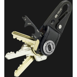 TRUE UTILITY Kľúčenka KeyShackle - čierna (TU921)