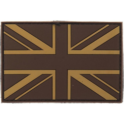 3D PVC Nášivka/Patch United Kingdom - desert