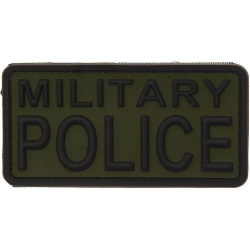 3D PVC Nášivka/Patch Military Police - zelená