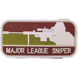3D PVC Nášivka/Patch Major League sniper - arid