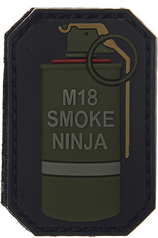 3D PVC Nášivka/Patch M-18 smoke ninja A