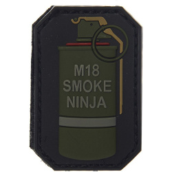 3D PVC Nášivka/Patch M-18 smoke ninja A