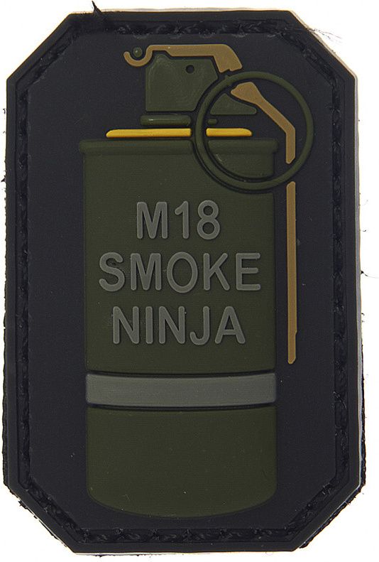 3D PVC Nášivka/Patch M-18 smoke ninja B