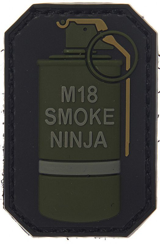 3D PVC Nášivka/Patch M-18 smoke ninja C