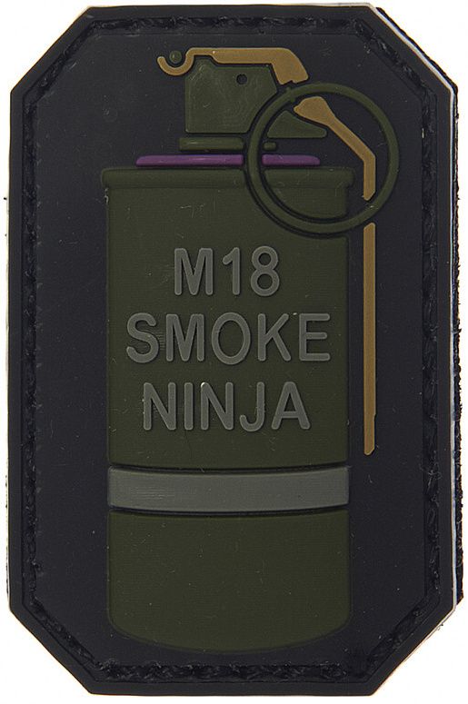 3D PVC Nášivka/Patch M-18 smoke ninja D