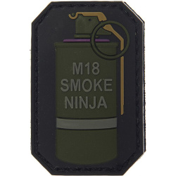 3D PVC Nášivka/Patch M-18 smoke ninja D