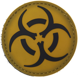 3D PVC Nášivka/Patch Resident Evil - žltá