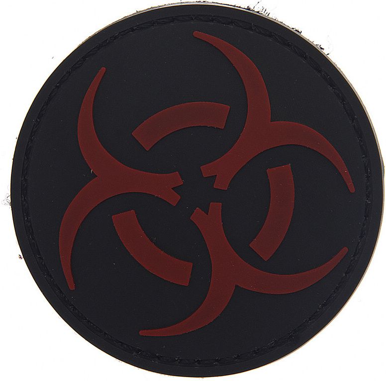 3D PVC Nášivka/Patch Resident Evil - čierna