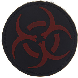 3D PVC Nášivka/Patch Resident Evil - čierna