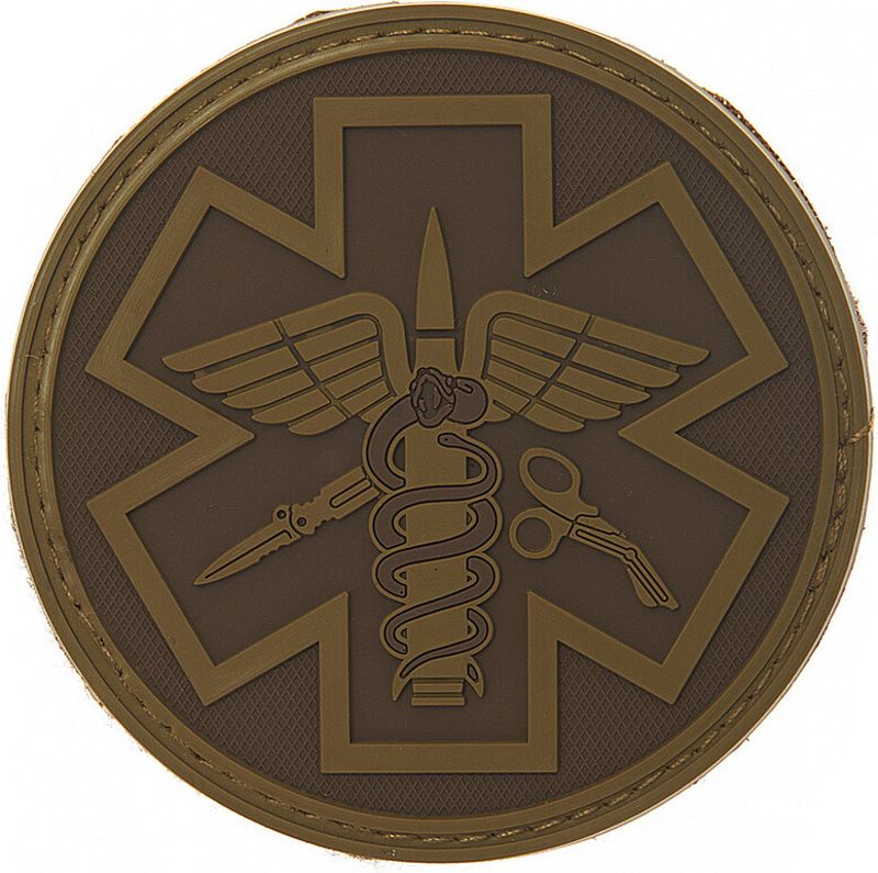 3D PVC Nášivka/Patch Para medic - coyote