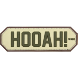 3D PVC Nášivka/Patch HOOAH! - piesková