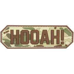 3D PVC Nášivka/Patch HOOAH! - multicam