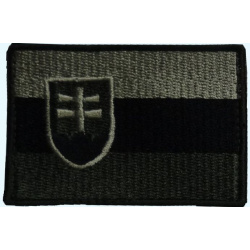 Textilná Nášivka/Patch SK vlajka - olivová