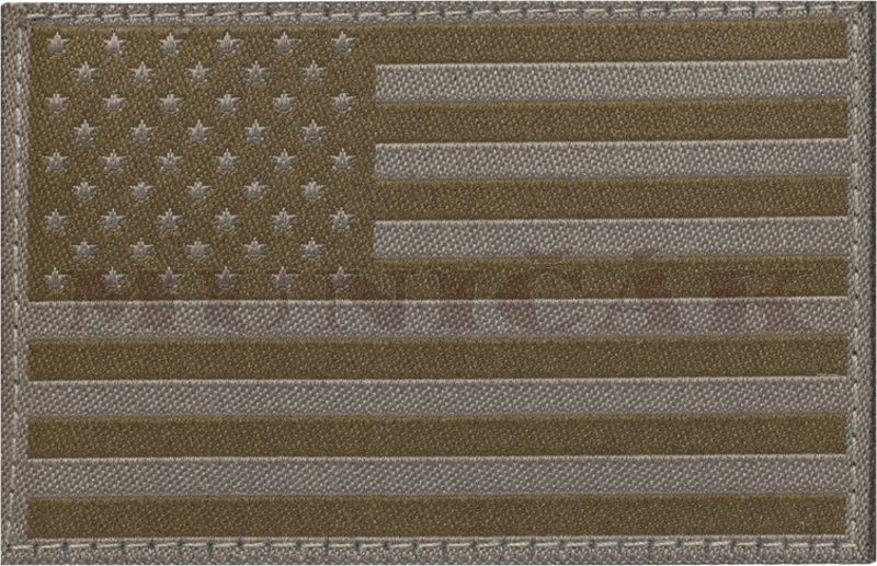 CLAW GEAR Textilná Nášivka/Patch USA FLAG - RAL7013 (20991)