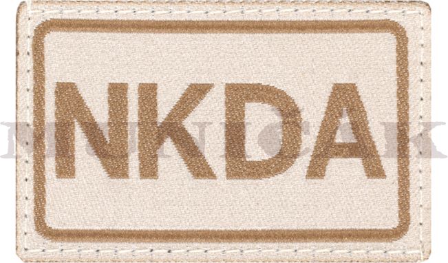 CLAW GEAR Textilná Nášivka/Patch NKDA - desert (18429)