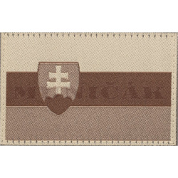 CLAW GEAR Textilná Nášivka/Patch SLOVAKIA FLAG - desert (20984)