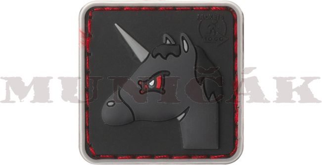 JTG 3D PVC Nášivka/Patch Angry Unicorn