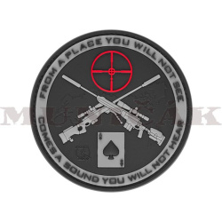 JTG 3D PVC Nášivka/Patch Sniper - šedá