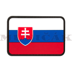 JTG 3D PVC Nášivka/Patch Slovakia Flag - farebná