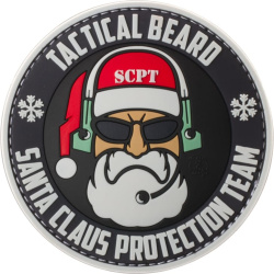 JTG 3D PVC Nášivka/Patch Santa Claus Protection Team - color
