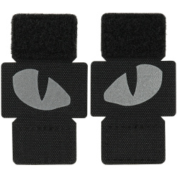 M-TAC Cordura Nášivka/Patch Tiger Eyes Laser Cut Reflective - black (51140299)