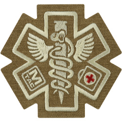 M-TAC Cordura Nášivka/Patch Paramedic - coyote (51432005)