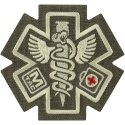 M-TAC Cordura Nášivka/Patch Paramedic - ranger green (51432023)