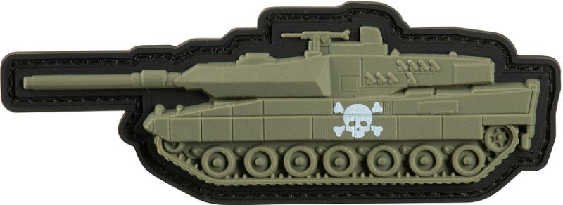 M-TAC 3D PVC Nášivka/Patch Tank Skull No1 - olive (51338312)