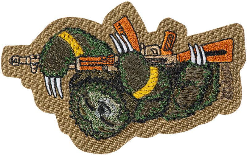 M-TAC Textilná Nášivka/Patch Sloth - coyote / color (51462005)