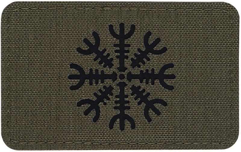 M-TAC Textilná Nášivka/Patch Helmet of Horror horizontal LC - ranger green / black (51222232)