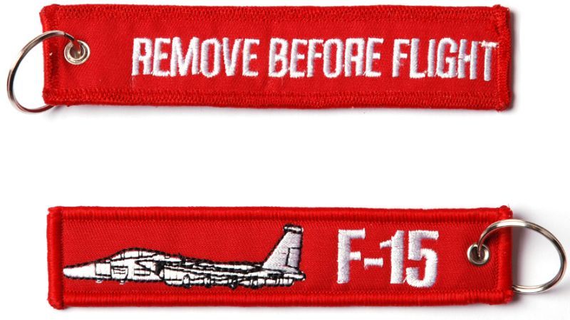 Kľúčenka Remove before flight + F-15