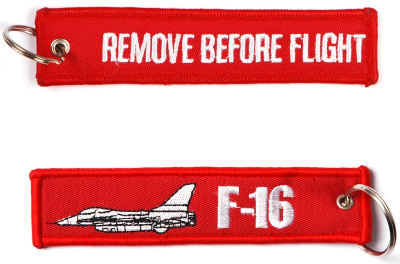 Kľúčenka Remove before flight + F-16