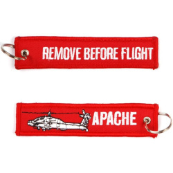 Kľúčenka Remove before flight + Apache