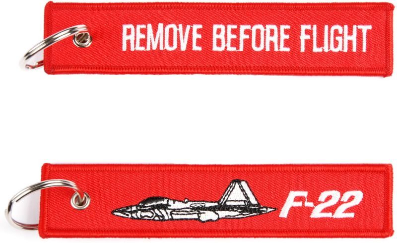 Kľúčenka Remove before flight + F-22