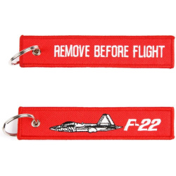 Kľúčenka Remove before flight + F-22