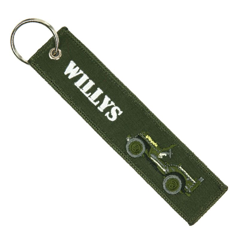 Kľúčenka Willys - zelená