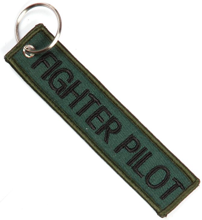 Kľúčenka Fighter Pilot - zelená
